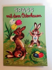 Altes Kinderbuch/Kinderheft, Spass mit dem Osterhasen, 1976, Pestalozzi