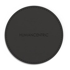 Black Leather Coasters - Four Pack Premium Ultra Thin PU Leather Drink