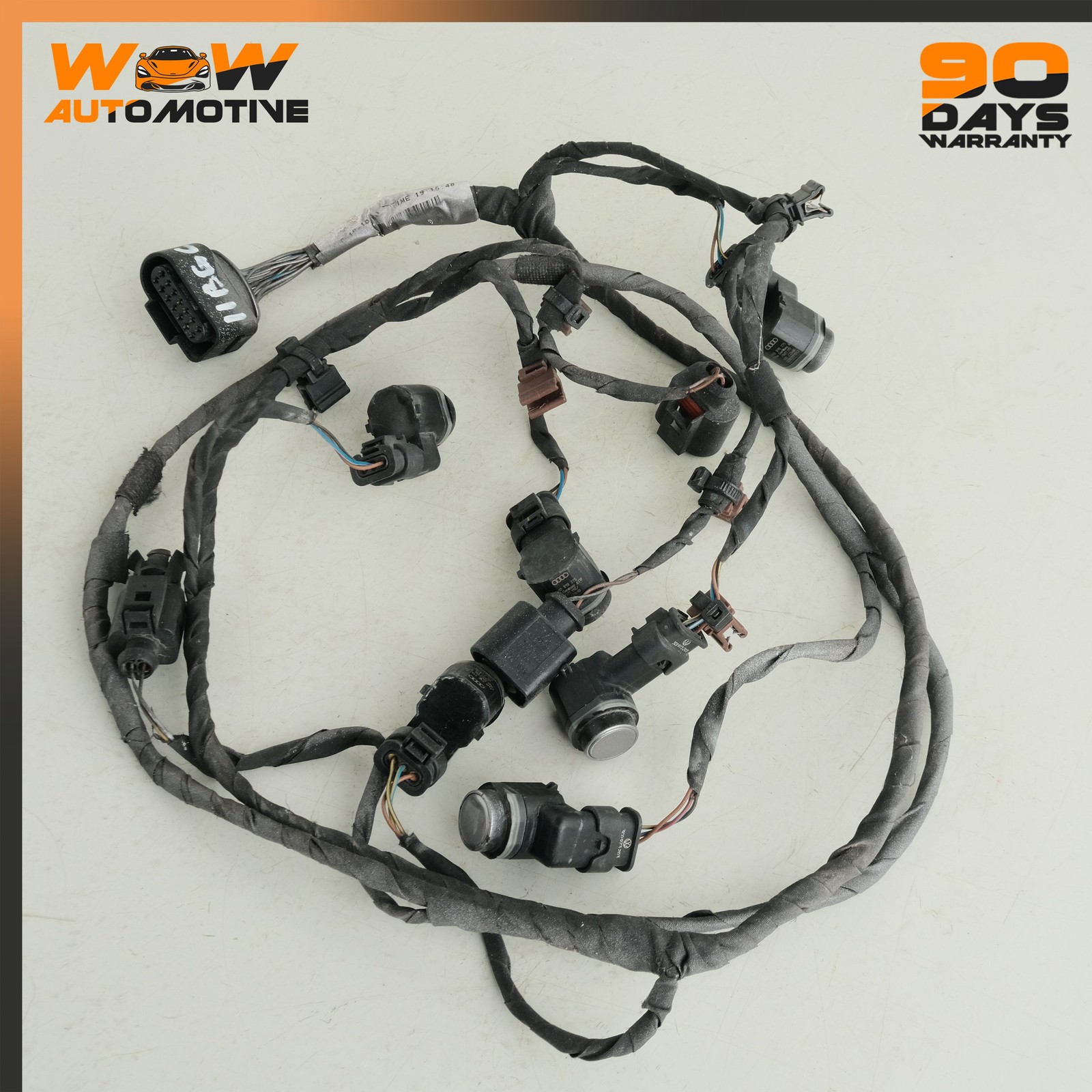 Bentley Continental GT 2006-2013 Rear Bumper wiring harness with parking sensor P/N 3W0971095N