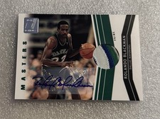 ROLANDO BLACKMAN 2010-11 Panini Donruss PATCH AUTO #7/25 Masters Mavericks