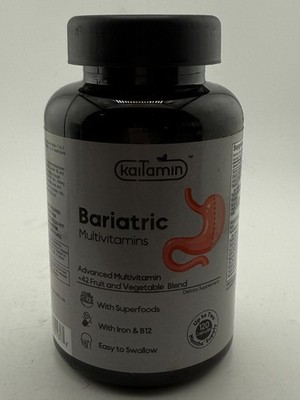 Bariatric Multivitamins with Iron & B12 For Post-Bariatric Surgery 120  4/2026