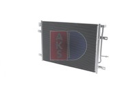 Kondensator Klimaanlage AKS Dasis 482012N FÜR Audi Seat