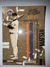 KAZUO MATSUI 2004 LEATHER AND LUMBER ROOKIE CARD #217  /500. rookie card picture