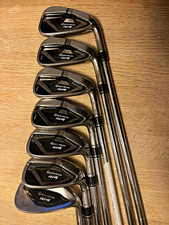 TaylorMade M4 Iron Set 7 Clubs 5-PW SW Right-Hand Steel Regular Flex Silver