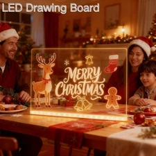 Lumiboard LED Drawing Board,12"X8" Led Drawing Board for with Stand,7 Markers...
