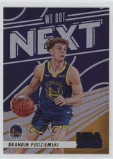 2023-24 Panini NBA Hoops We Got Next Holo Brandin Podziemski #34 12z3