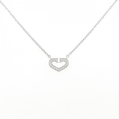Authentische Cartier C Herz Halskette #230-000-250-3850