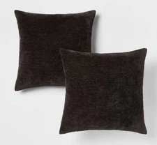 Chenille Throw Pillows 2pk