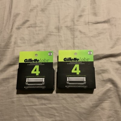 Gillette Labs Razor Blade Refills 2 Packs Of 4 Cartridges New