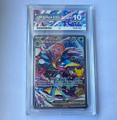 Pokémon TCG Greninja ex 148/128 30th Celebration SIR Full ace 10