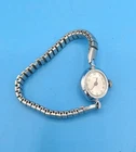 Timex Women’s Mechanical Wrist Watch Silver Tone Vintage