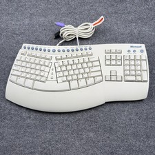 Vtg Microsoft Natural Keyboard Pro Wired Ergonomic Pro 4000 Like - Serviced