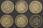 1859-1864 Copper Nickel Indian Head Cent Set: 1859, 1860, 1861, 1862, 1863, 1864