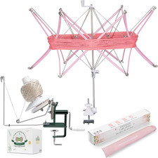 Yarn Swift  Large Ball Winder Set for Easy Knitting and Crocheting