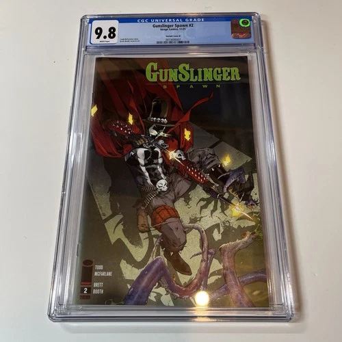 Gunslinger Spawn #2 - Cover B - CGC Graded 9.8 - Brett Booth