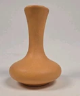 Red Wing Rumrill Art Pottery 4" Mini Vase #323 Novelties Group in Pumpkin AS-IS