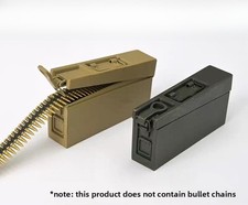 Modellino scatola munizioni mitragliatrice tedesca MG scala 1/6 seconda guerra mondiale per figurine 12"