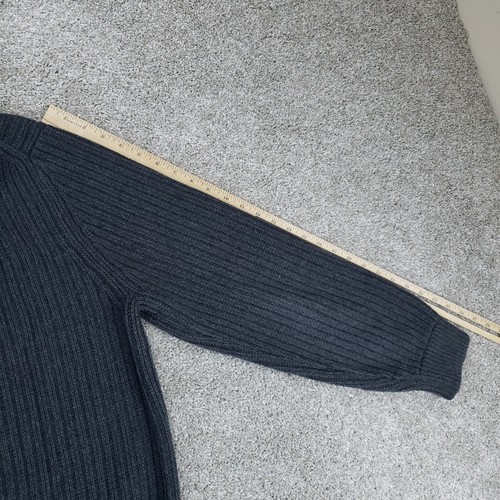 Duluth Trading Pullover Herren Large grau Baumwolle Wolle Schalkragen Infanterie Pullover - Bild 10 von 11
