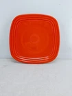 LUNCHEON PLATE "square" Poppy orange FIESTA 9" NEW