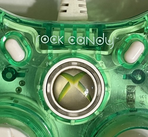 Rock Candy Xbox 360 Wired Controller Translucent Green PL-3760 (No Usb Adapter) - Picture 3 of 8