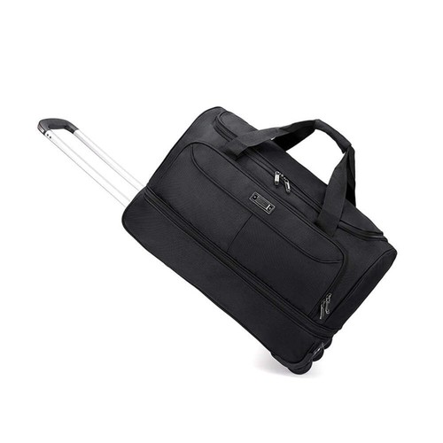 Wheeled Duffle Cabin Carry On or Checked Trolley Bag Grip Bag Convertible - Picture 10 of 11