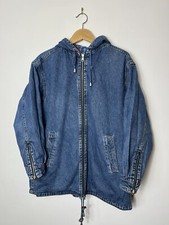 Lizwear Reversible Denim / Check Jacket Size Women’s Medium Petite.