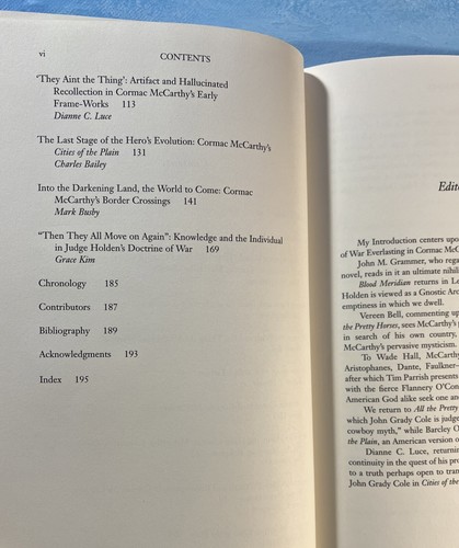 CORMAC McCARTHY (Modern Critical Views) Harold Bloom HC/Mylar cover/DJ Good Cond - Picture 11 of 11