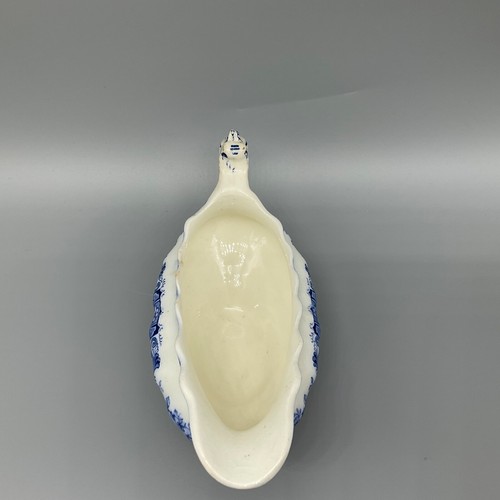 Burgess Leigh Middleport Pottery Eaton gravy boat blue semi porcelain England - Picture 5 of 9