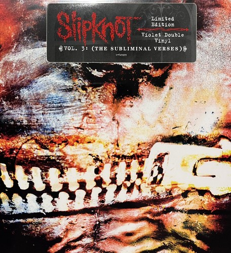 SLIPKNOT - Vol 3: The Subliminal Verses 2 X LP Violet Coloured Vinyl - NEW 2022 - Picture 3 of 4