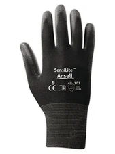 ANSELL 012-48-101-10 SENSILITE 48-101 BLACK NYLON LINED SZ 10