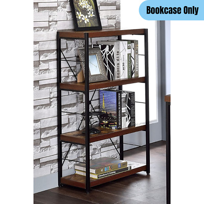 4 Tier Bookcase Office Shelving Unit, How To Style A Bookcase With Bookshelf Only