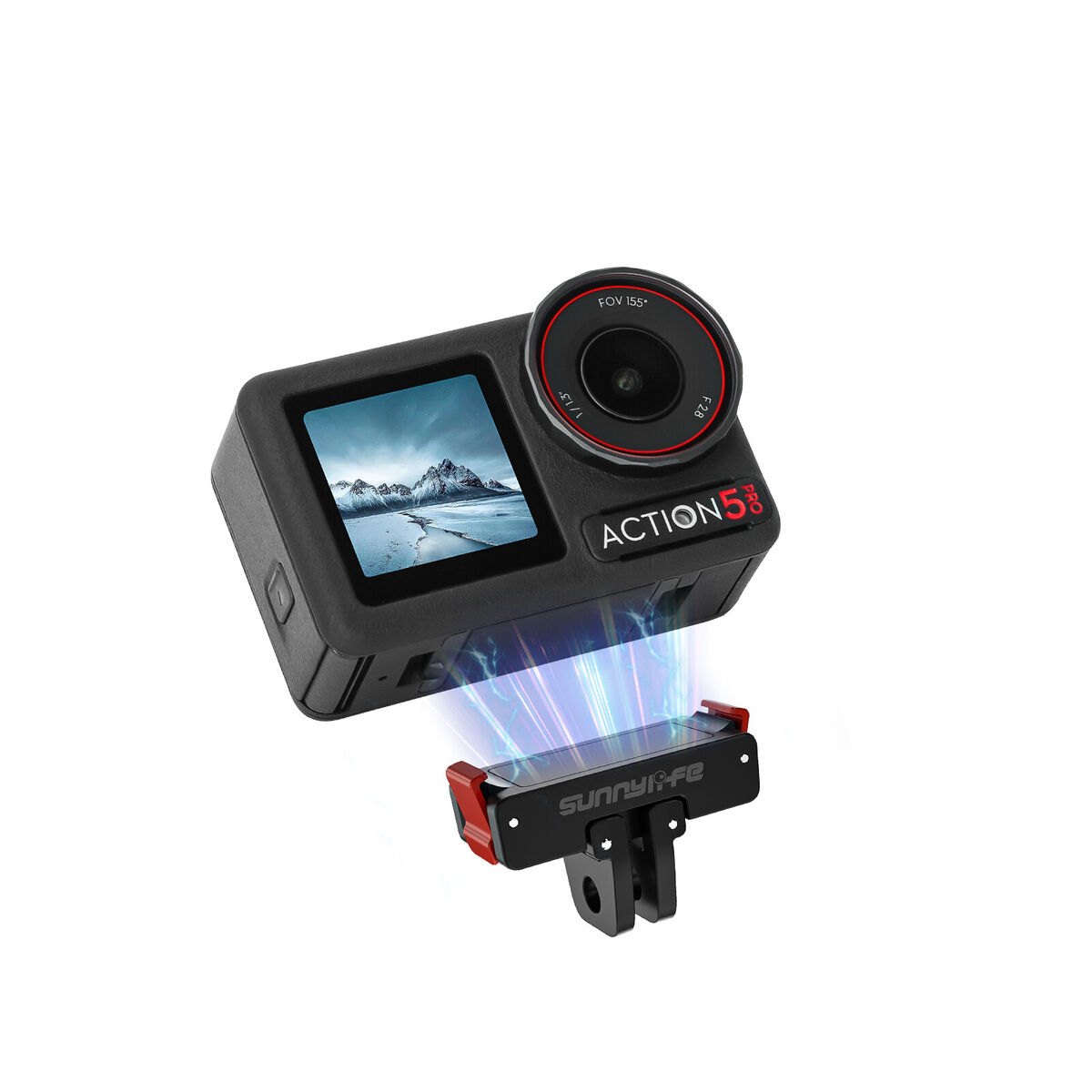 For DJI DJI Osmo Action 5 Pro/ 4/3/2 Camera Magnetic Adapter For DJI DJI Osmo Action 5 Pro/ 4/3/2 Camera Magnetic Adapter