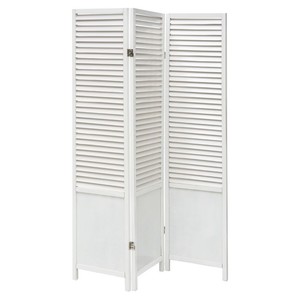 Details About Floor Screen Room Divider White Wood 3 Panel Slatted 52 L X 1 D 69 H Details About Floor Screen Room Divider White Wood 3 Panel Slatted 52 L X 1 D 69 H