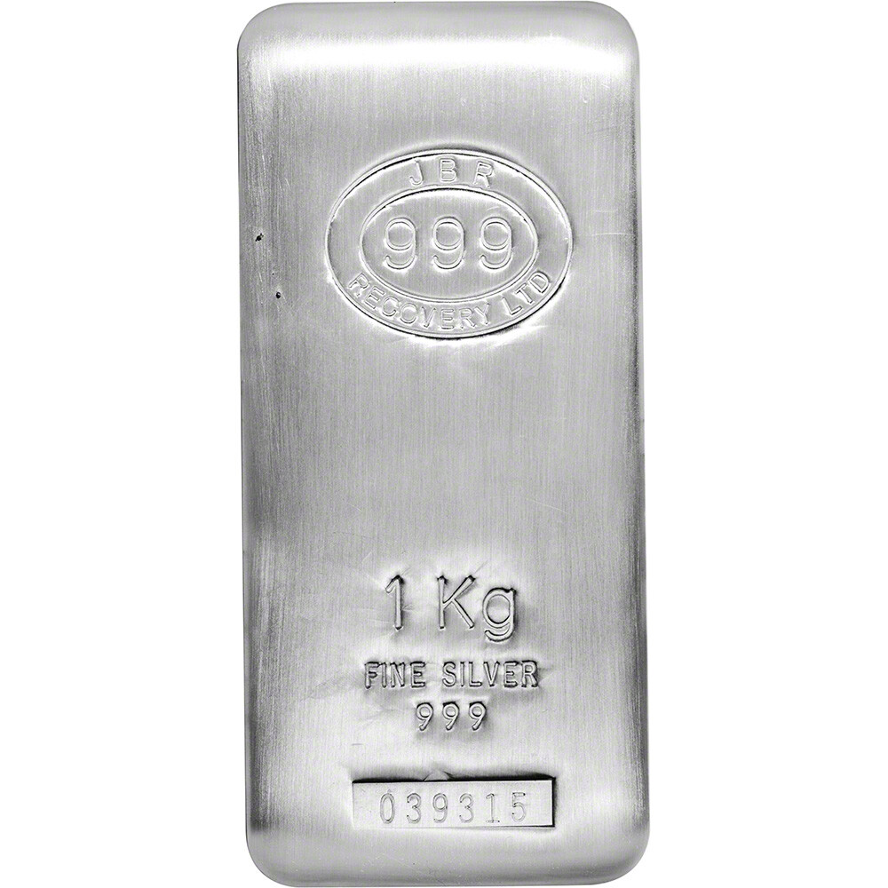 Kilo 32.15 oz Silver Bar JBR Recovery Ltd - 999 Fine Poured | eBay