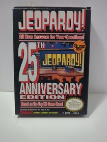 Jeopardy 25th Anniversary Edition (Nintendo Entertainment System, 1990) NES CIB