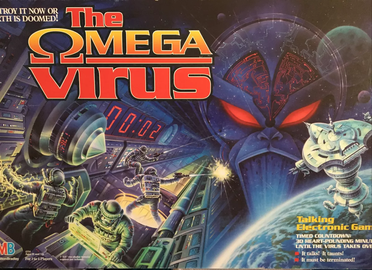 The Omega Virus Talking Electronic Board Game - READ