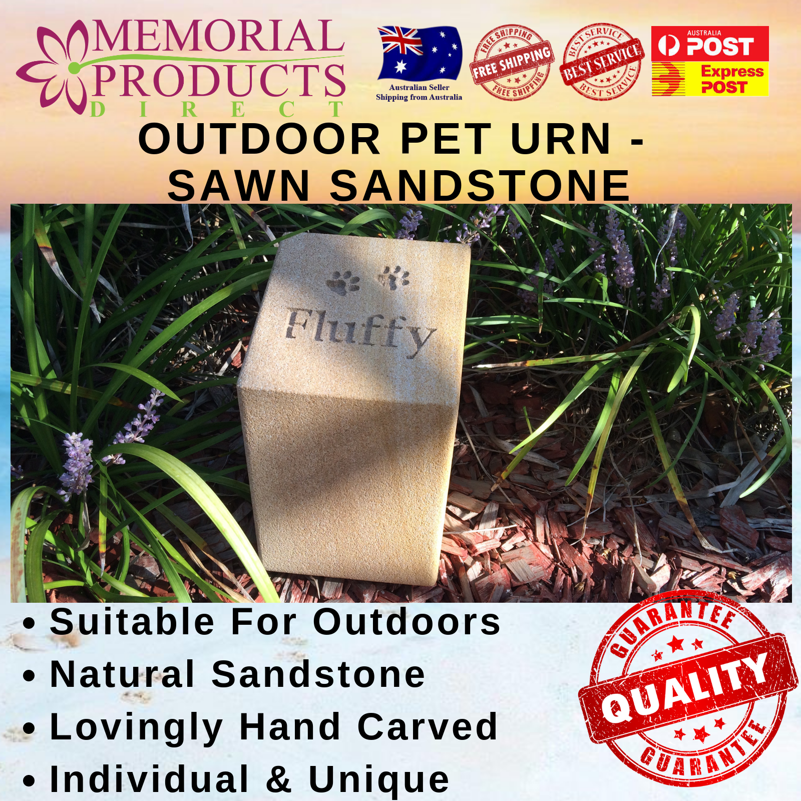 outdoor pet urns