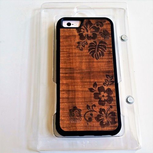 Sonix Pono Woodworks Hawaiian Koa Wood Flowers Etched Apple iPhone 6 6s Case NEW - Picture 4 of 7