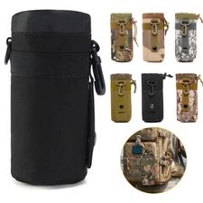 Tactical Molle Water Bottle Pouch Bag Outdoor Camping Hiking Kettle Holder Pouch