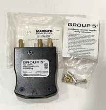 NEW MARINCO G100M GROUP 5 INLINE STAGE PIN MALE CONNECTOR 100A 125V