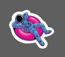 Astronaut Floating Sticker Tube Waterproof River Lazy Space Gift NEW
