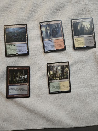 MTG Rare Land Lot Fetch lands Shock lands 5 NM - Picture 1 of 2