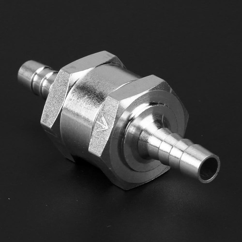 4XAluminum Alloy Fuel Non Return Check Valve One Way Petrol Diesel 6mm FR - Afbeelding 10 van 12