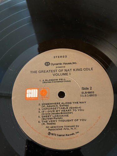 Nat King Cole *The Greatest Of *2xLP record *NM/VG *1972 *Capitol *SLB-6803 *POP - Picture 12 of 12