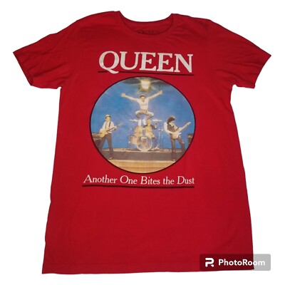Queen Another One Bites the Dust size medium Red T-Shirt official merchandise