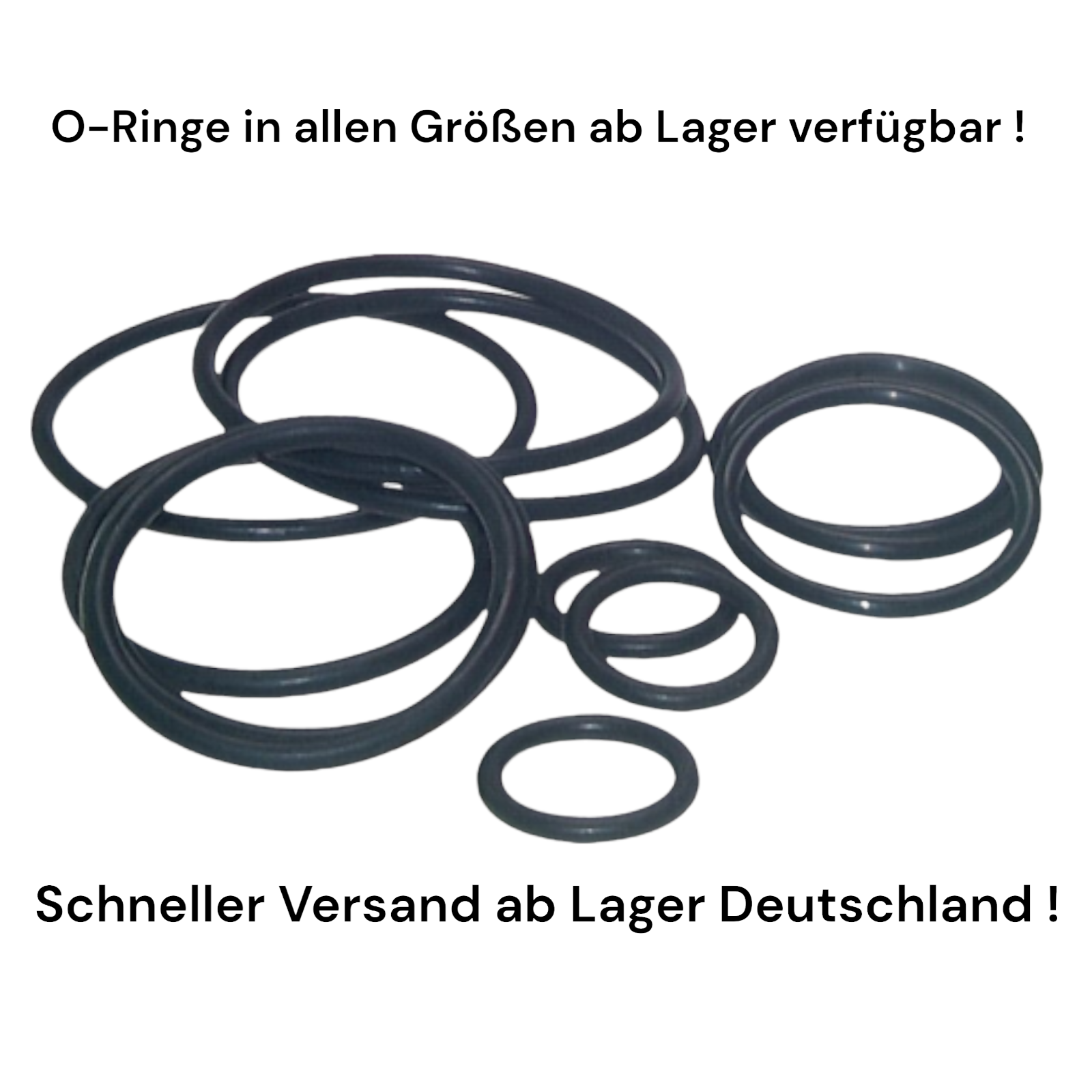 Set 5 Pezzi O-ring Nbr O-Ring NBR 70 ShoreA - 5 Pezzi, Spessore Cavo 4,0 Mm, Guarnizioni Resistenti All'olio Guarnizione Anello Tenuta 4.0mm - Foto 7