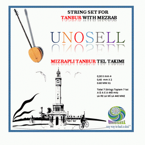 String Set For Turkish String Instrument Tanbur Tambur - Picture 7 of 7