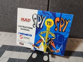 Spy Vs. Spy (Nintendo NES, KEMCO, SEIKA, 1988) Cartridge w/case manual - Works