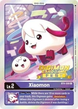 Xiaomon Fest Promo Foil - BT4-006 NM - Digimon TCG