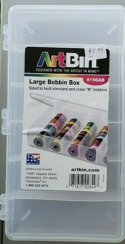 ARTBIN Bobbin Boxes one or both Small or Large Thread Storage - Imagen 8 de 10